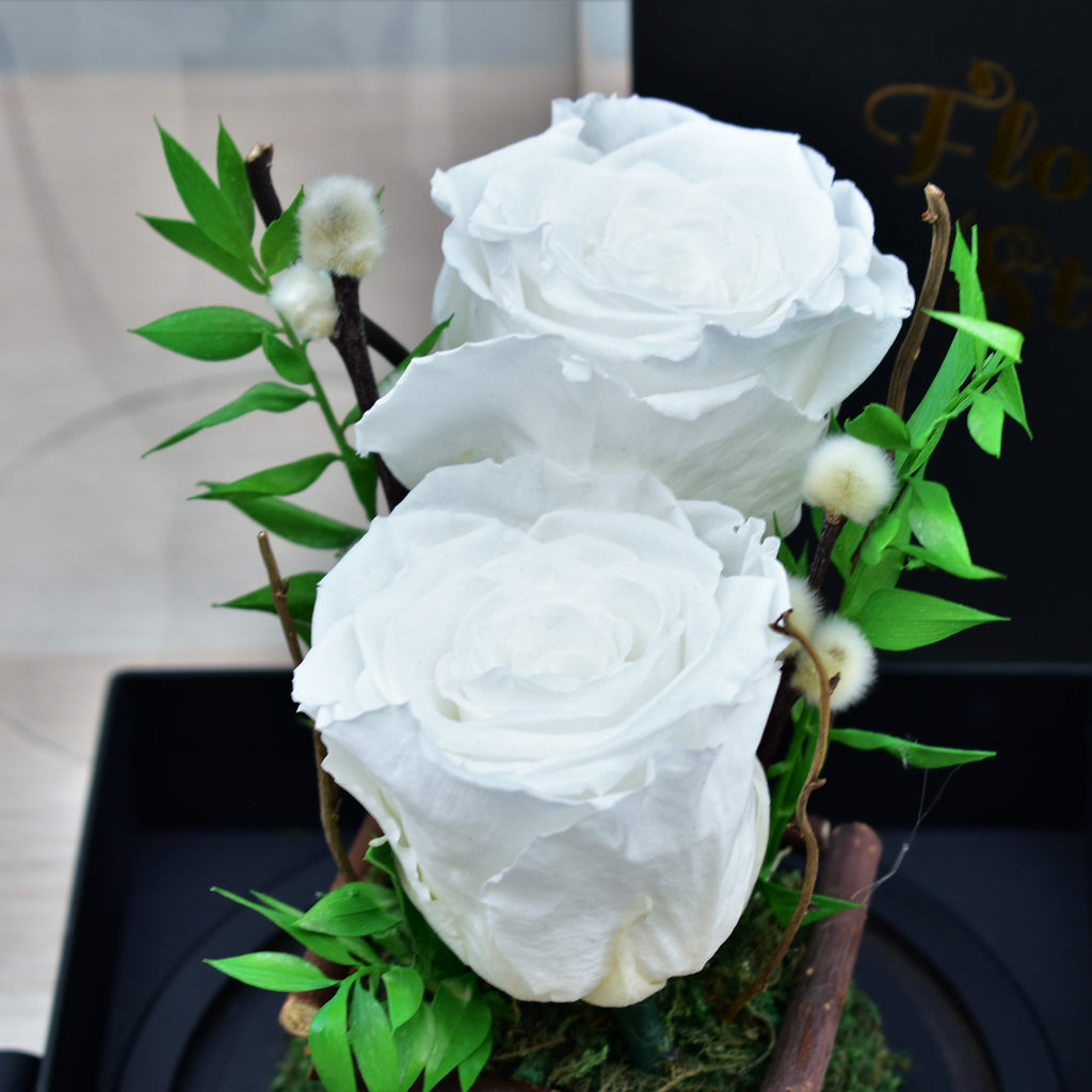 White Forever Rose | Infinity Rose Dubai | Flower Station