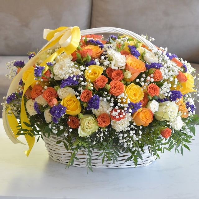 Cheerful - Flower Basket
