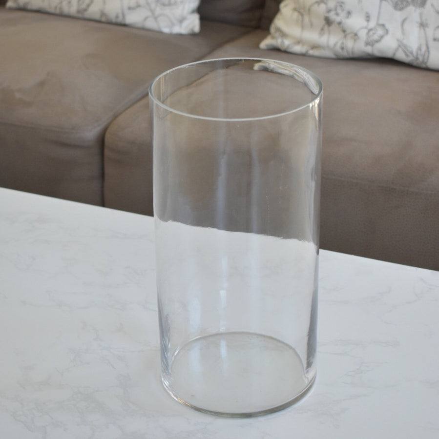 Glass Vase - Plain - Flower Station Dubai