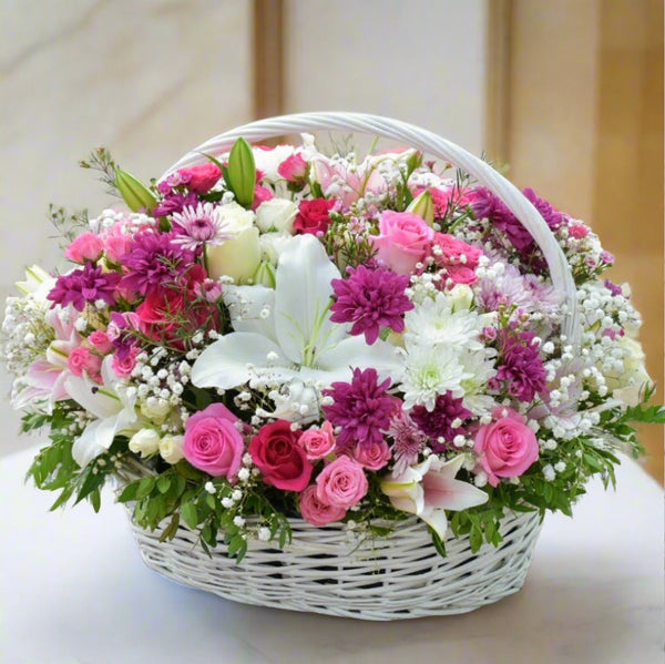 Radiance - Flower Basket - Flower Station Dubai