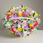 Eternal Sunshine - Flower Basket -  Flower Delivery - Flower Station Dubai
