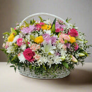Eternal Sunshine - Flower Basket -  Flower Delivery - Flower Station Dubai
