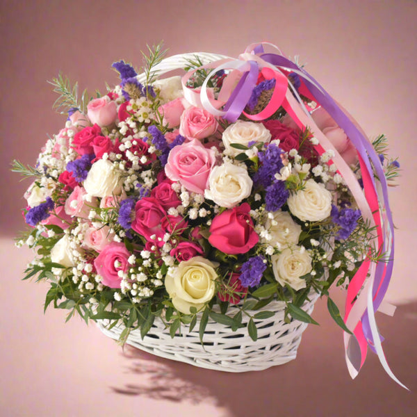 Berry Crush - Flower Basket - Flower Station Dubai