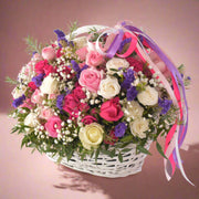 Berry Crush - Flower Basket - Flower Station Dubai