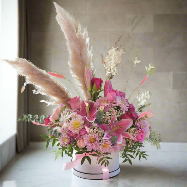 Blush - Flower Box - Flower Station Dubai